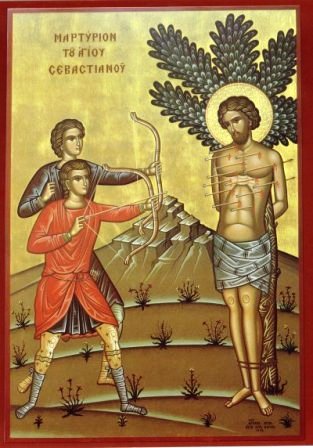 Свети мученик Севастијан и други с њим, субота, 31. децембар